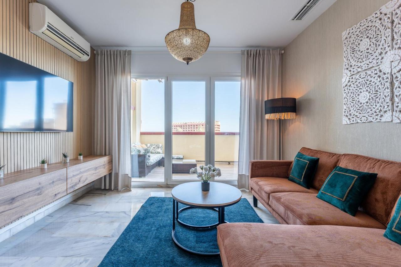 Benalmadena Beachfront Retreat Big Balcony And City Sea Views Apartment Exterior foto